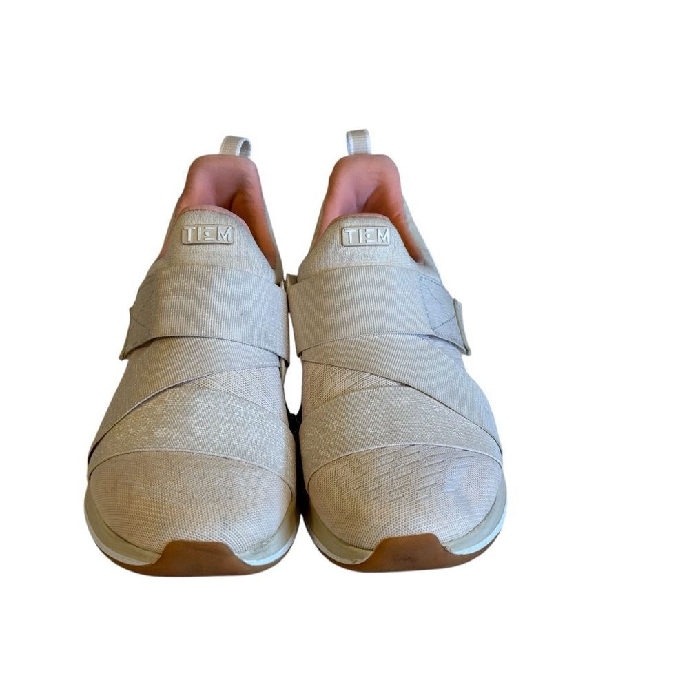 Tiem Athletic Latus TiemCore Women's Beige Training Shoes Sneakers - Size 8 - Picture 4 of 10
